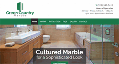 Desktop Screenshot of greencountrymarble.com